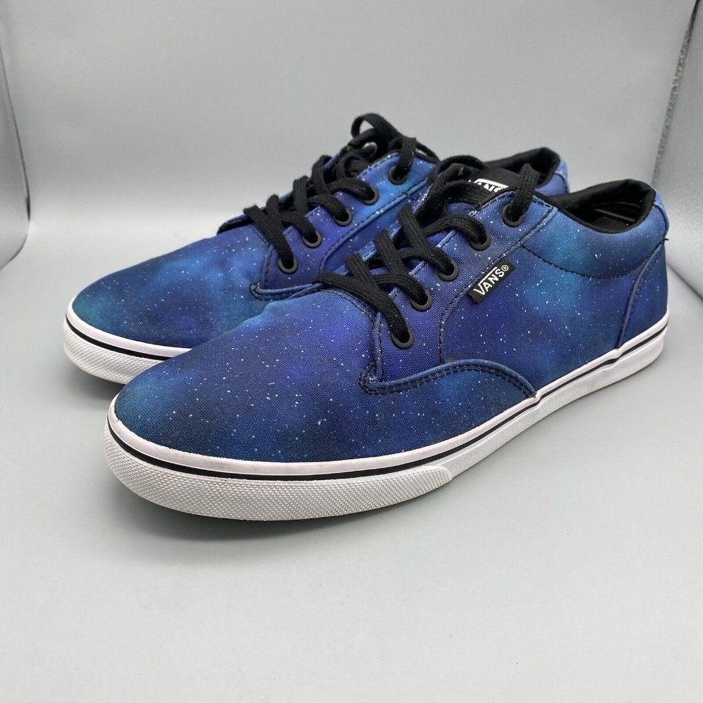 Vans Off The Wall Women's TB4R Cosmic Galaxy Blue Sneaker Shoes Women's Sz 8